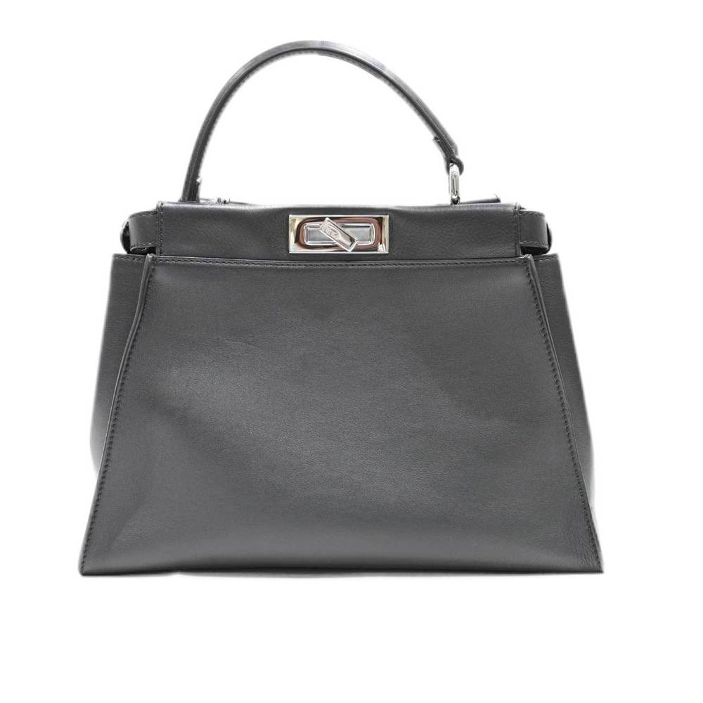 Fendi Peekaboo Monster Python Leather Handbag Cro… - image 1